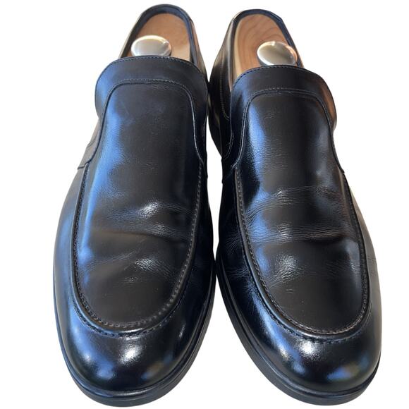 Mephisto Men's Sz 10.5 M Black Leather Slip On Dress Loafers - Picture 3 of 11